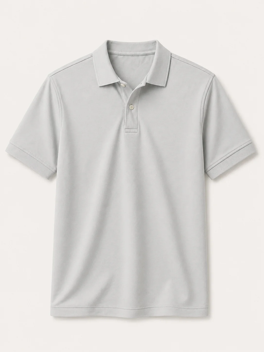 Half Sleeve Polo T-Shirt Grey